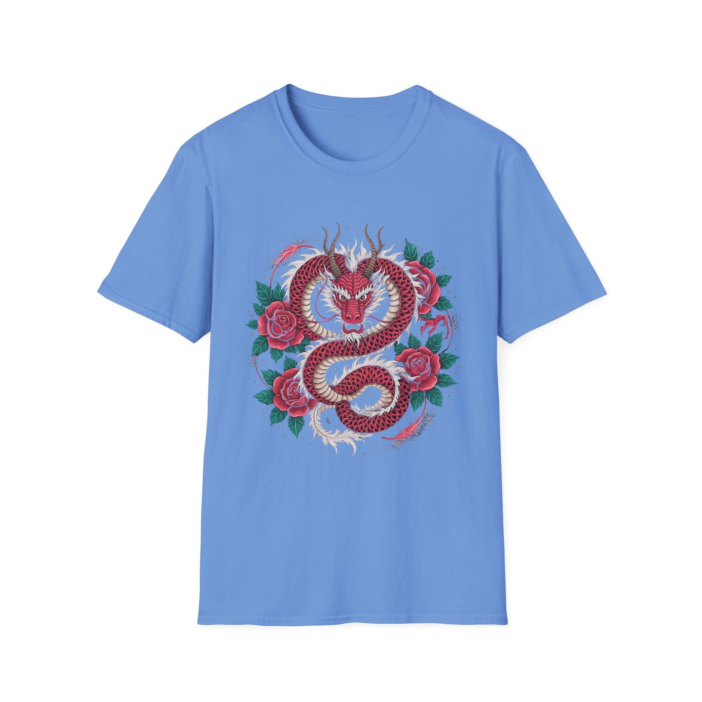 Thorns & Flame Dragon Rose Graphic Tee