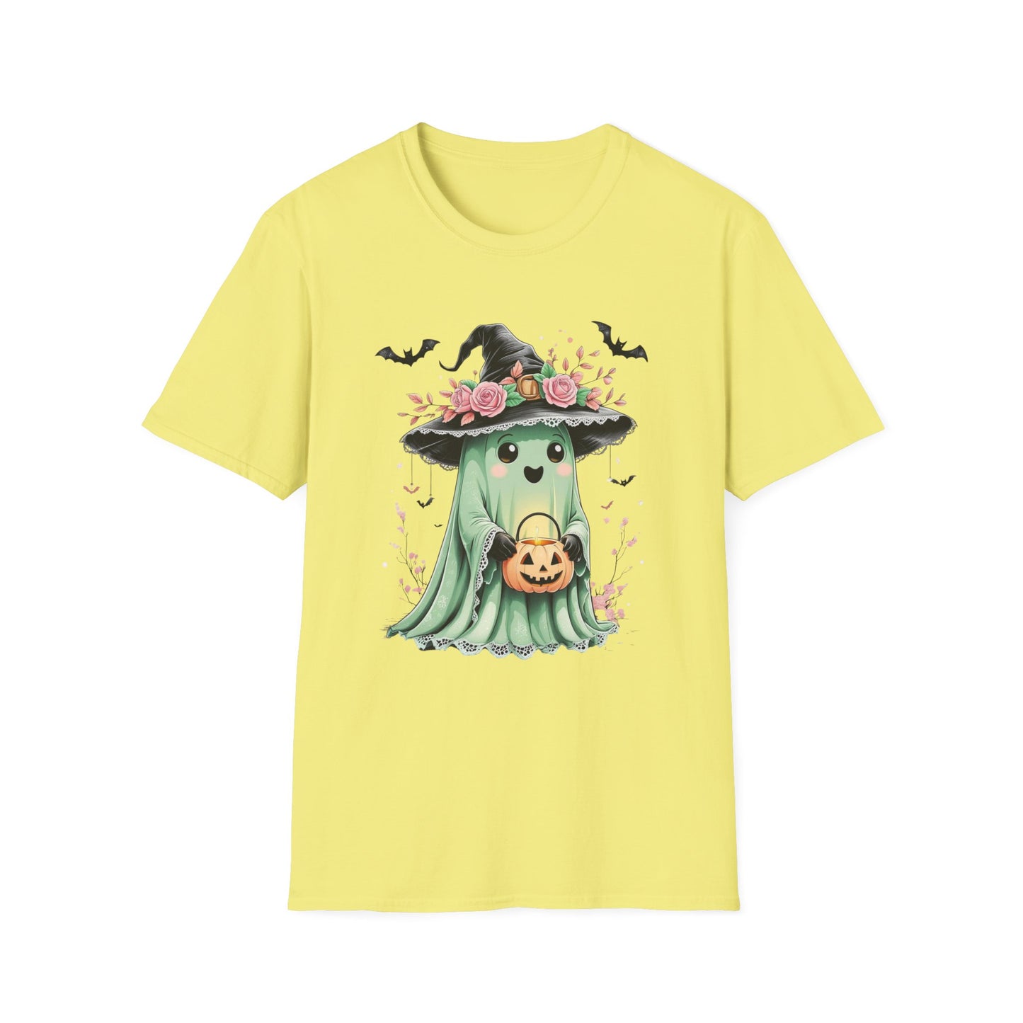 “Masquerade Ghost” Tee – Mint & Midnight Bloom Edition