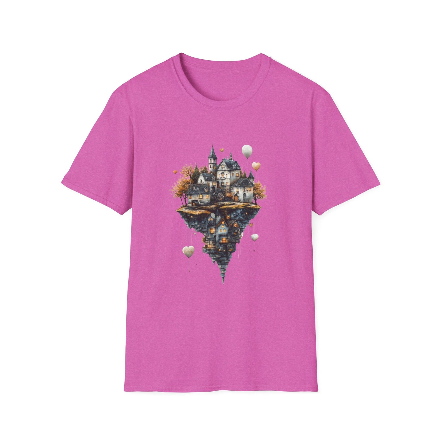 Heartlift Village – Floating Island Fantasy Tee