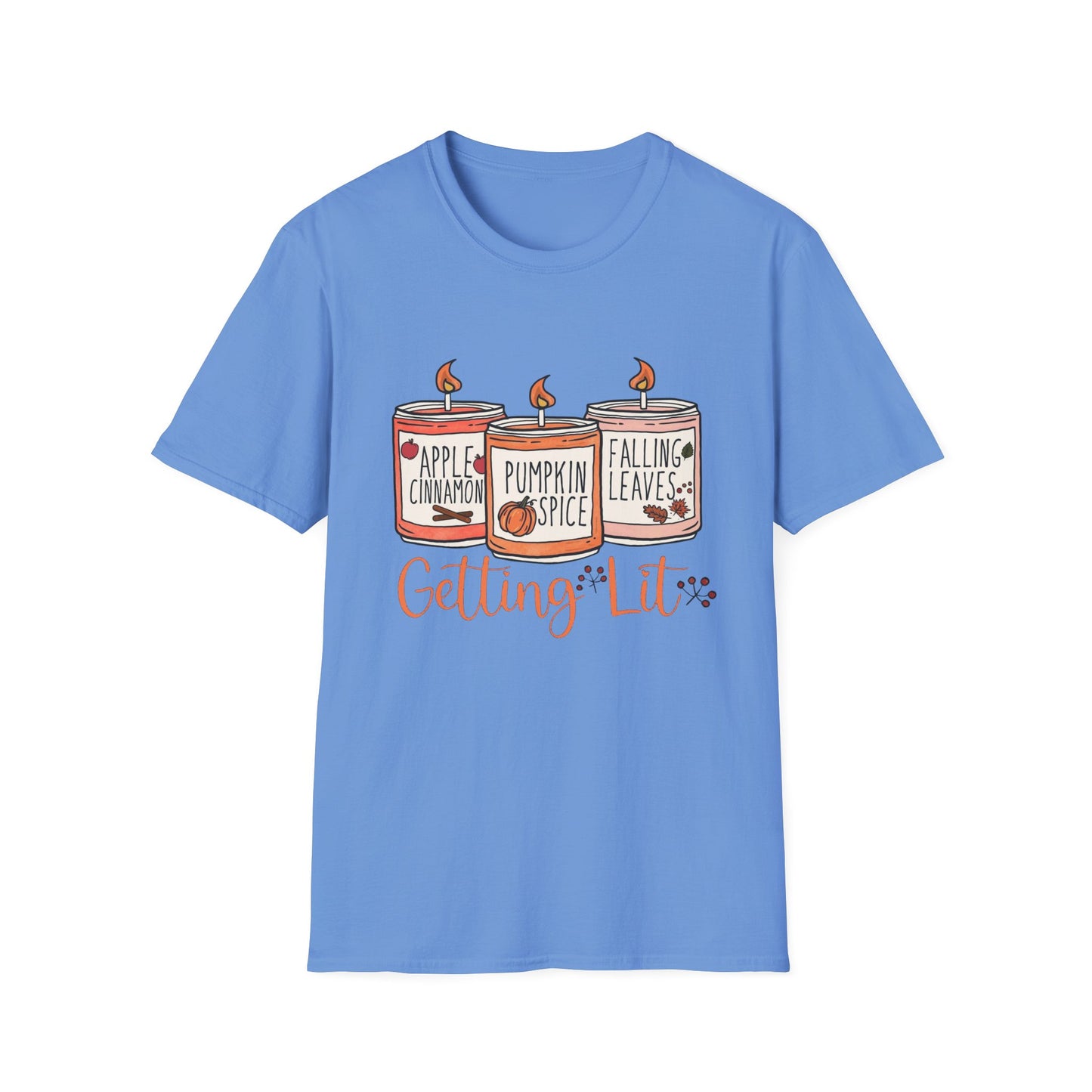 “Getting Lit” Tee – Fall Candle Trio Edition