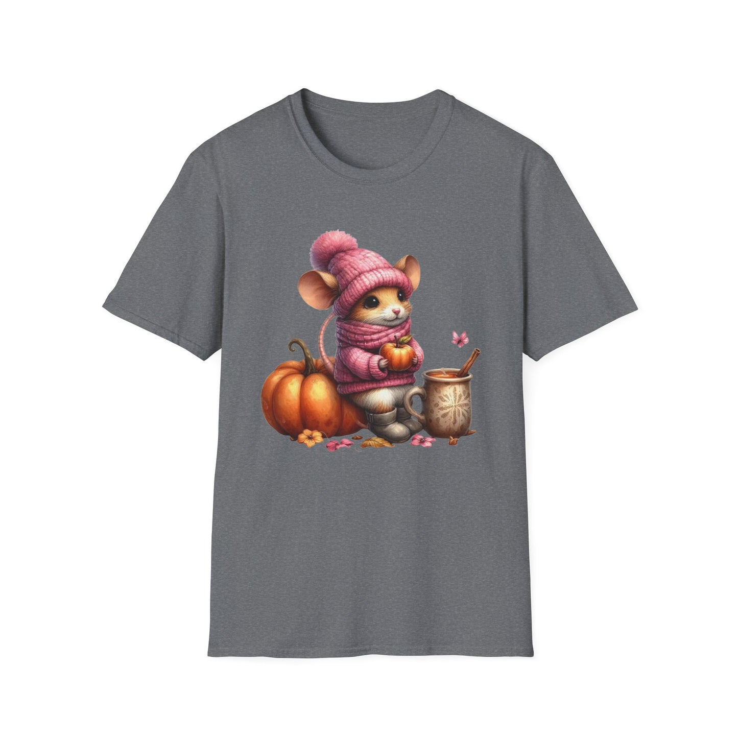 “Autumn Mouse” Tee – Cozy Critter Edition