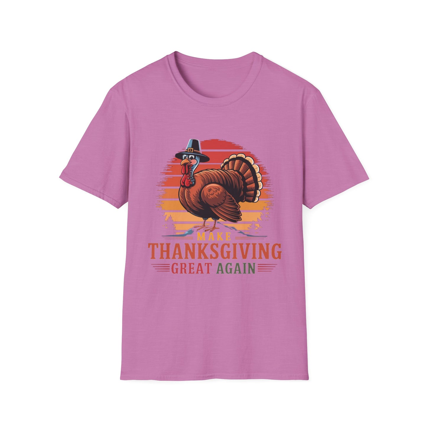 Make Thanksgiving Great Again – Pilgrim Turkey Edition Short Sleeve Tee