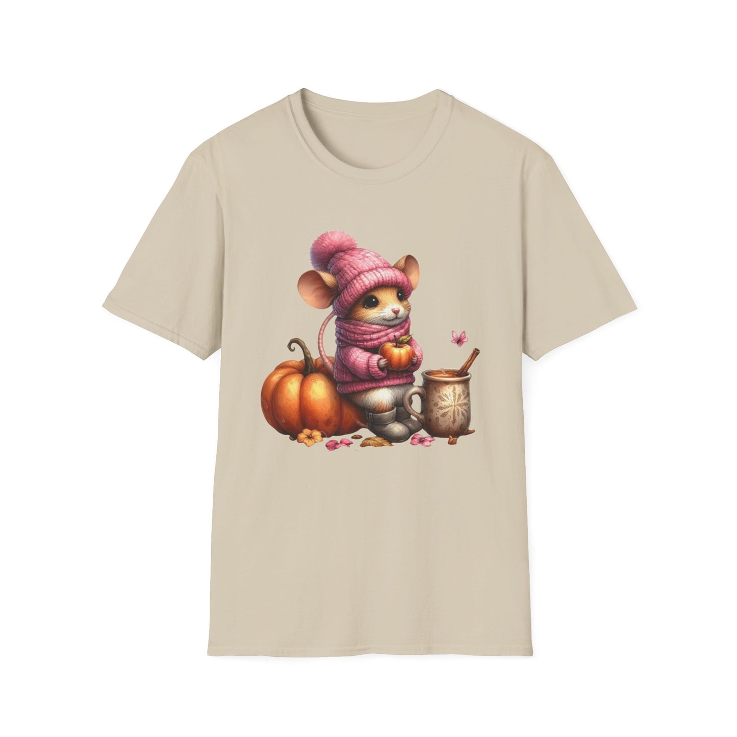 “Autumn Mouse” Tee – Cozy Critter Edition