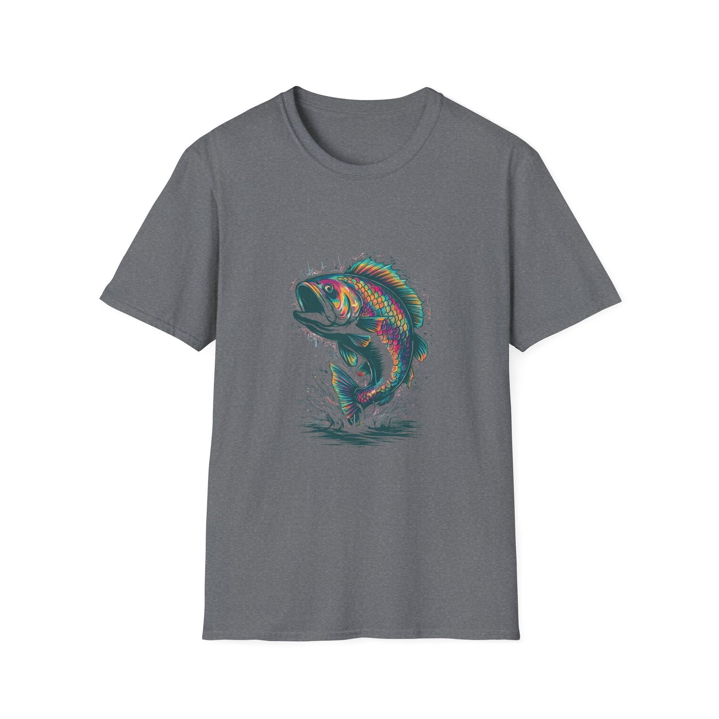Hooked On Color Bass Graphic Tee