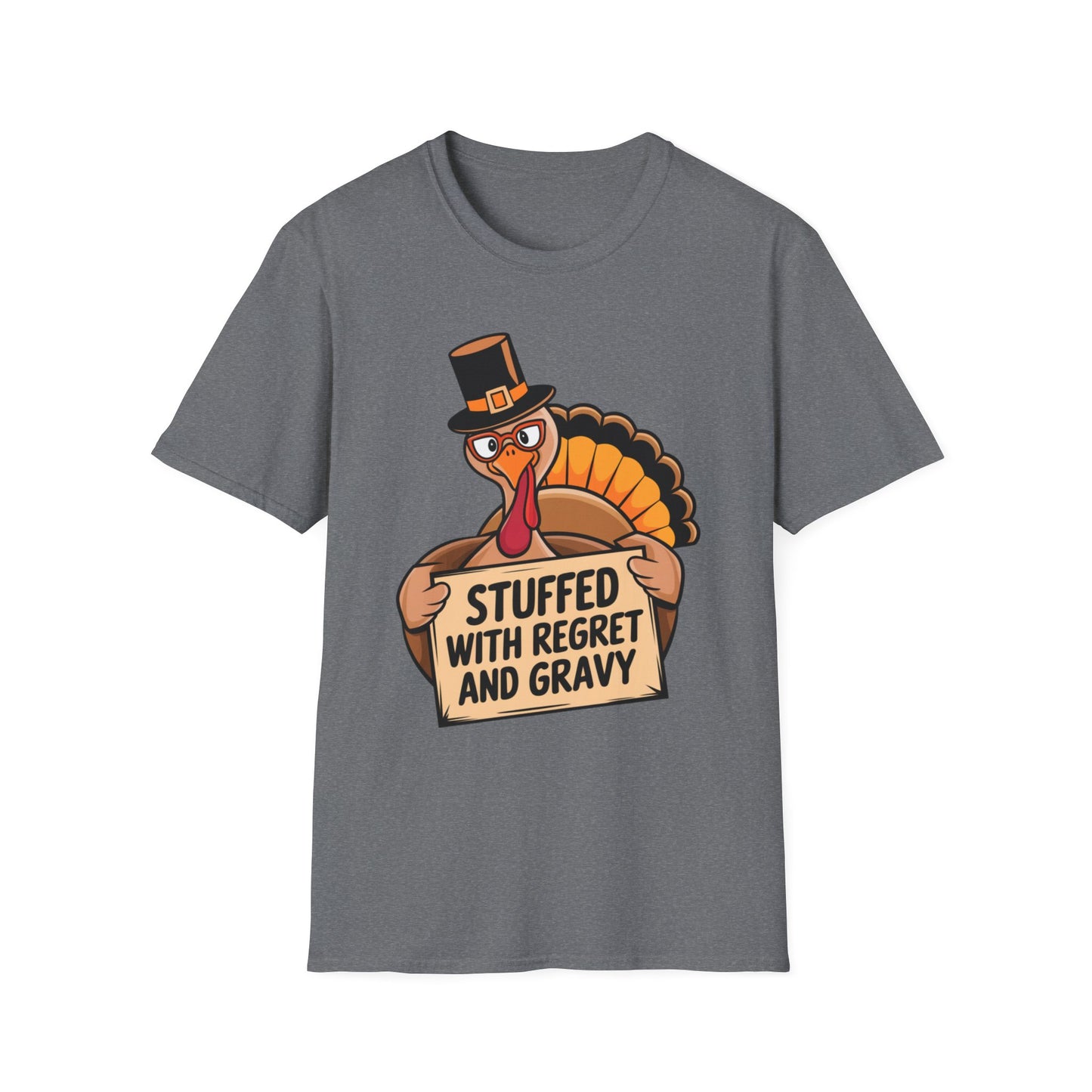 Stuffed With Regret and Gravy – Turkey Therapy Edition Short Sleeve Tee