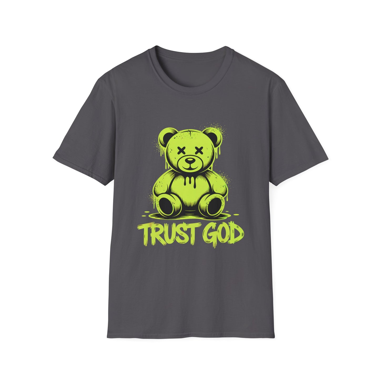 TRUST GOD – Drip Bear Graffiti Tee