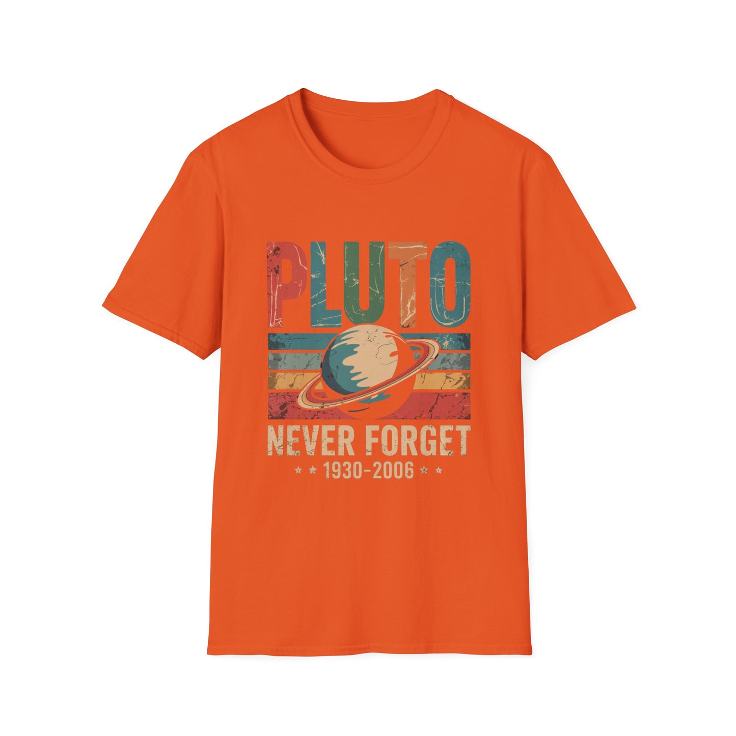 Pluto: Never Forget Vintage Planet Graphic Tee