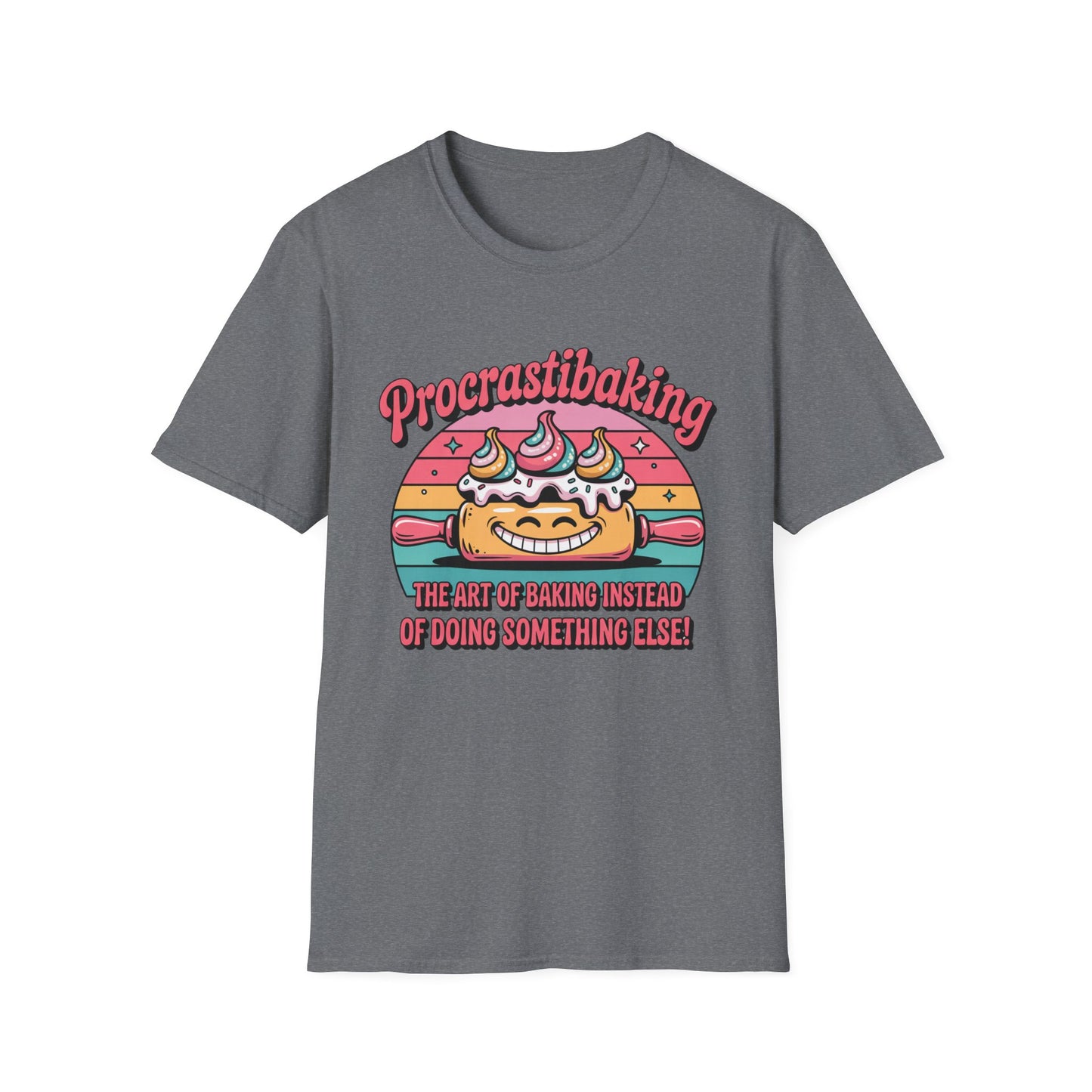 Procrastibaking Tee – Whisk First, Worry Later