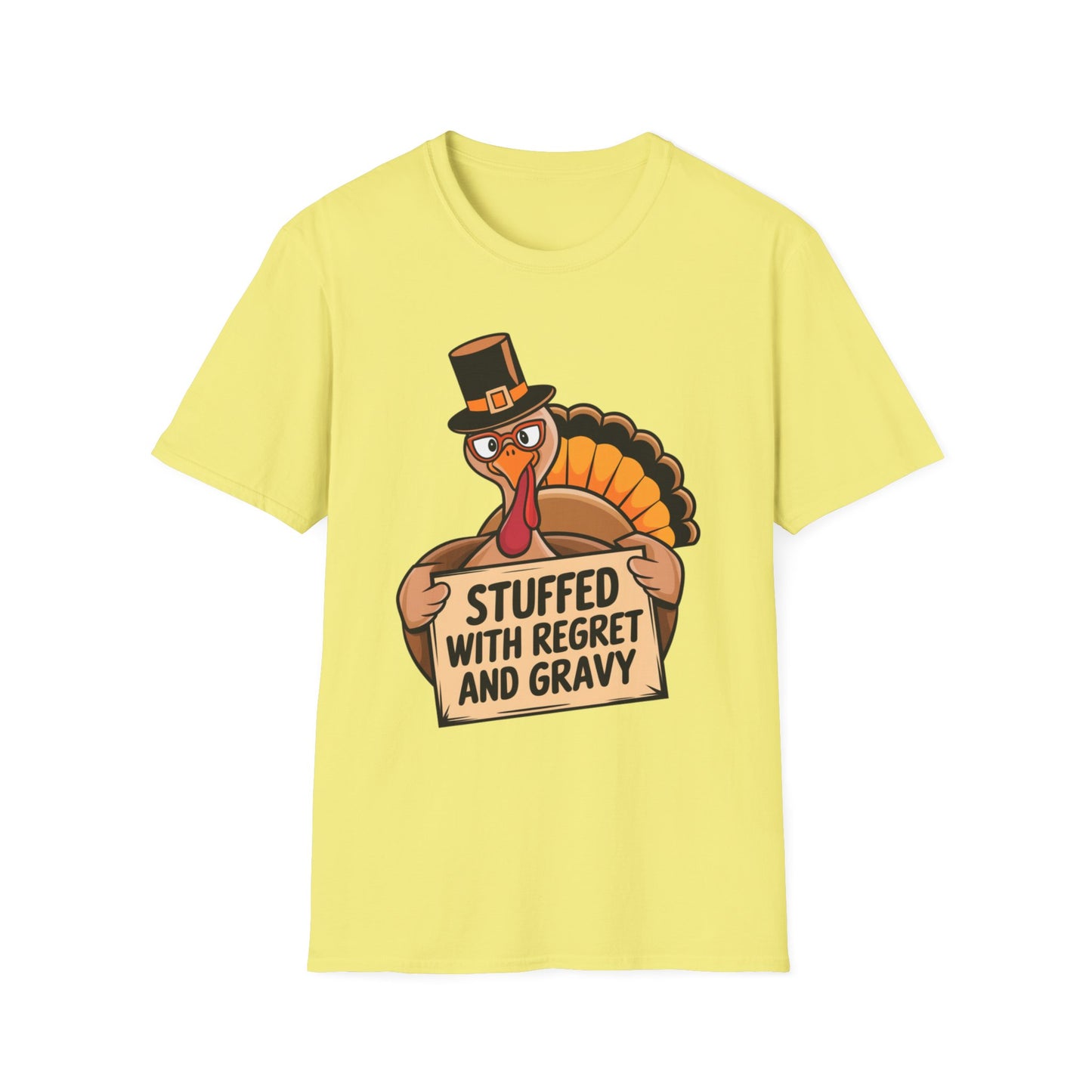 Stuffed With Regret and Gravy – Turkey Therapy Edition Short Sleeve Tee