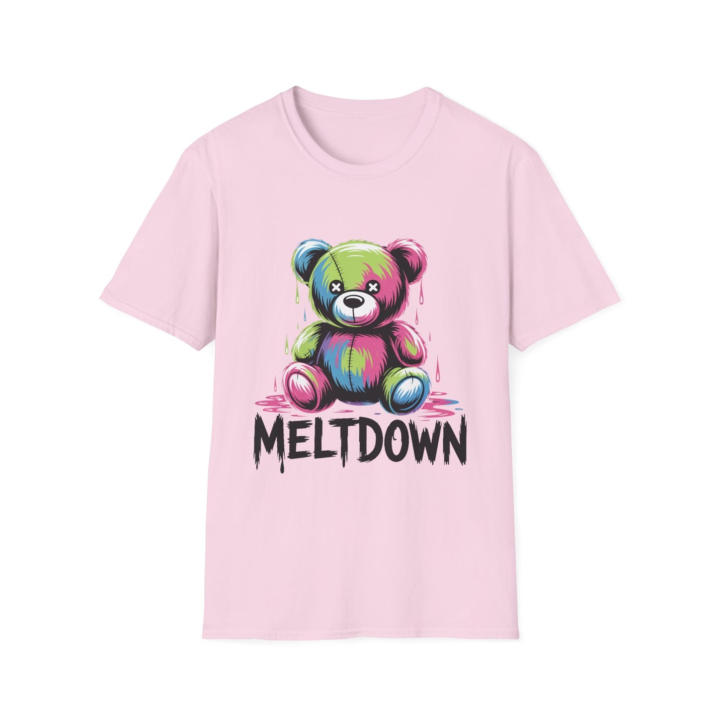 Meltdown Teddy Bear Graphic Tee