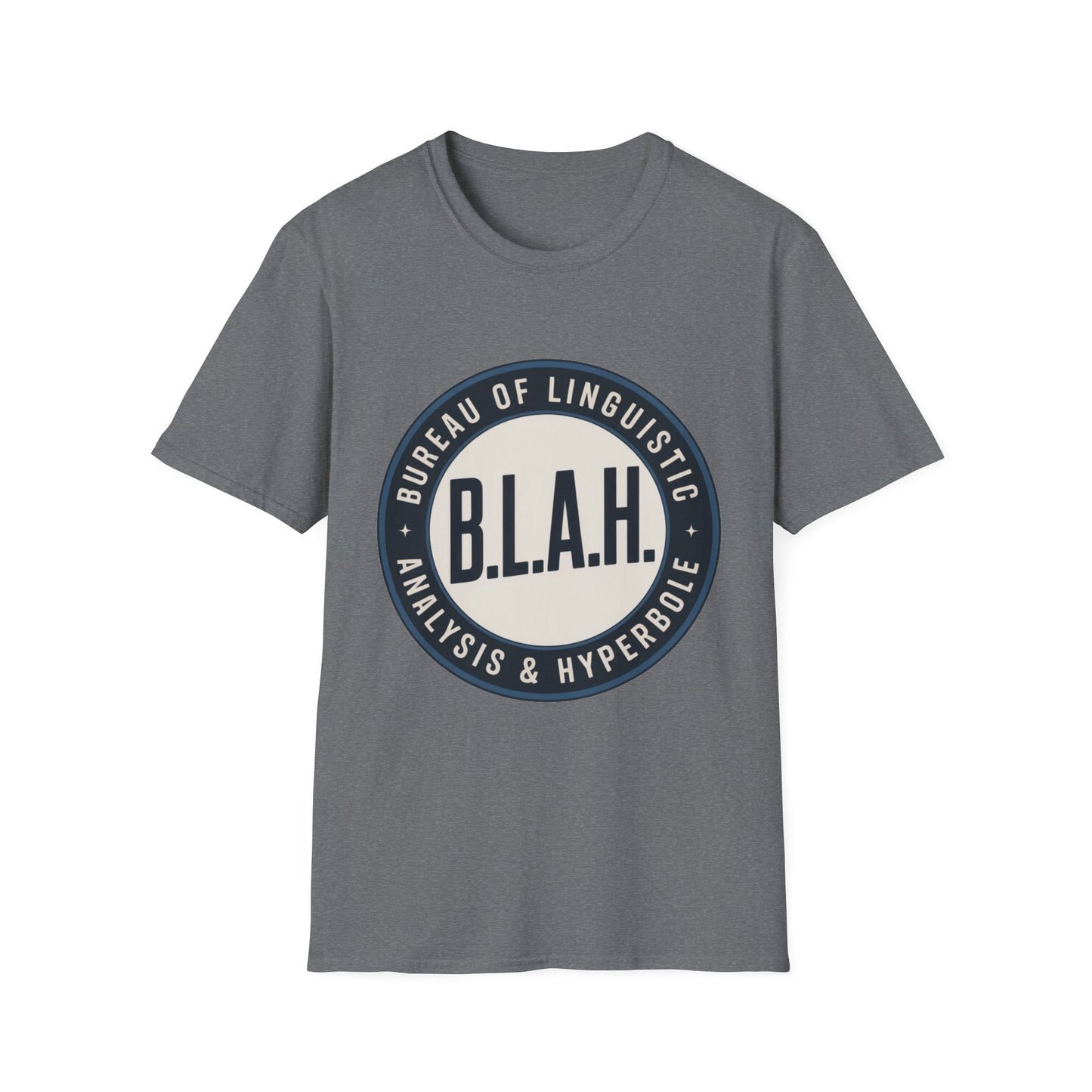 B.L.A.H. Tee – Bureau of Linguistic Analysis & Hyperbole