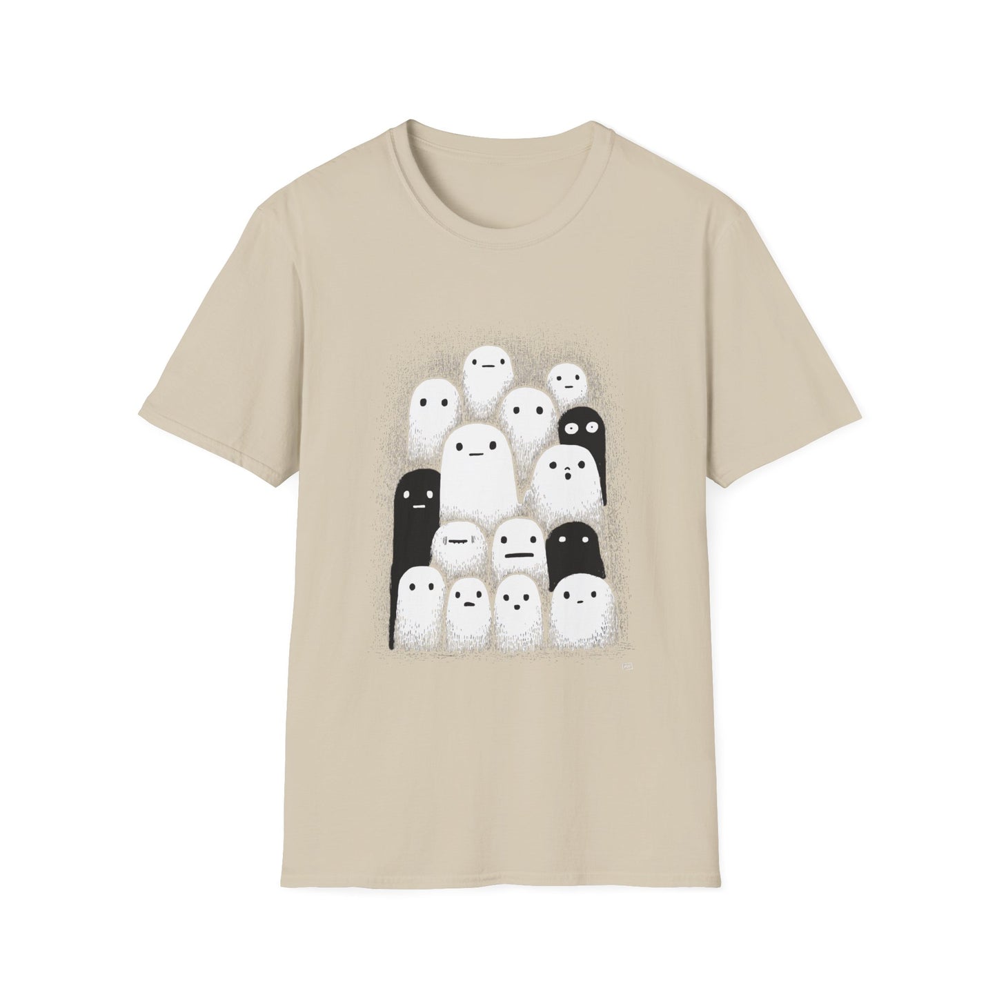 Stacked Spirits Halloween Design Tee
