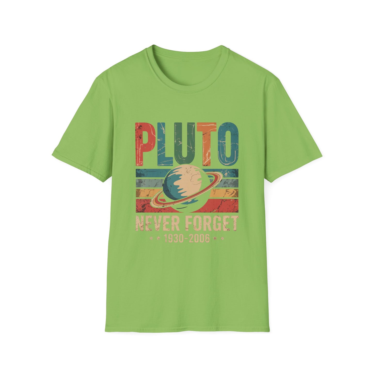 Pluto: Never Forget Vintage Planet Graphic Tee