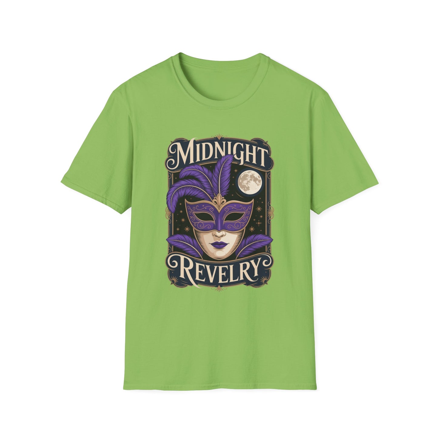 Midnight Revelry Masquerade Graphic Tee
