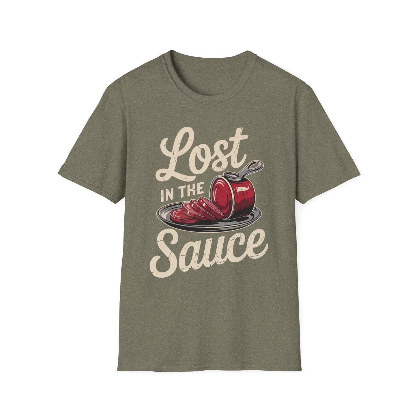 Lost in the Sauce – Retro Can Edition Short Sleeve Tee