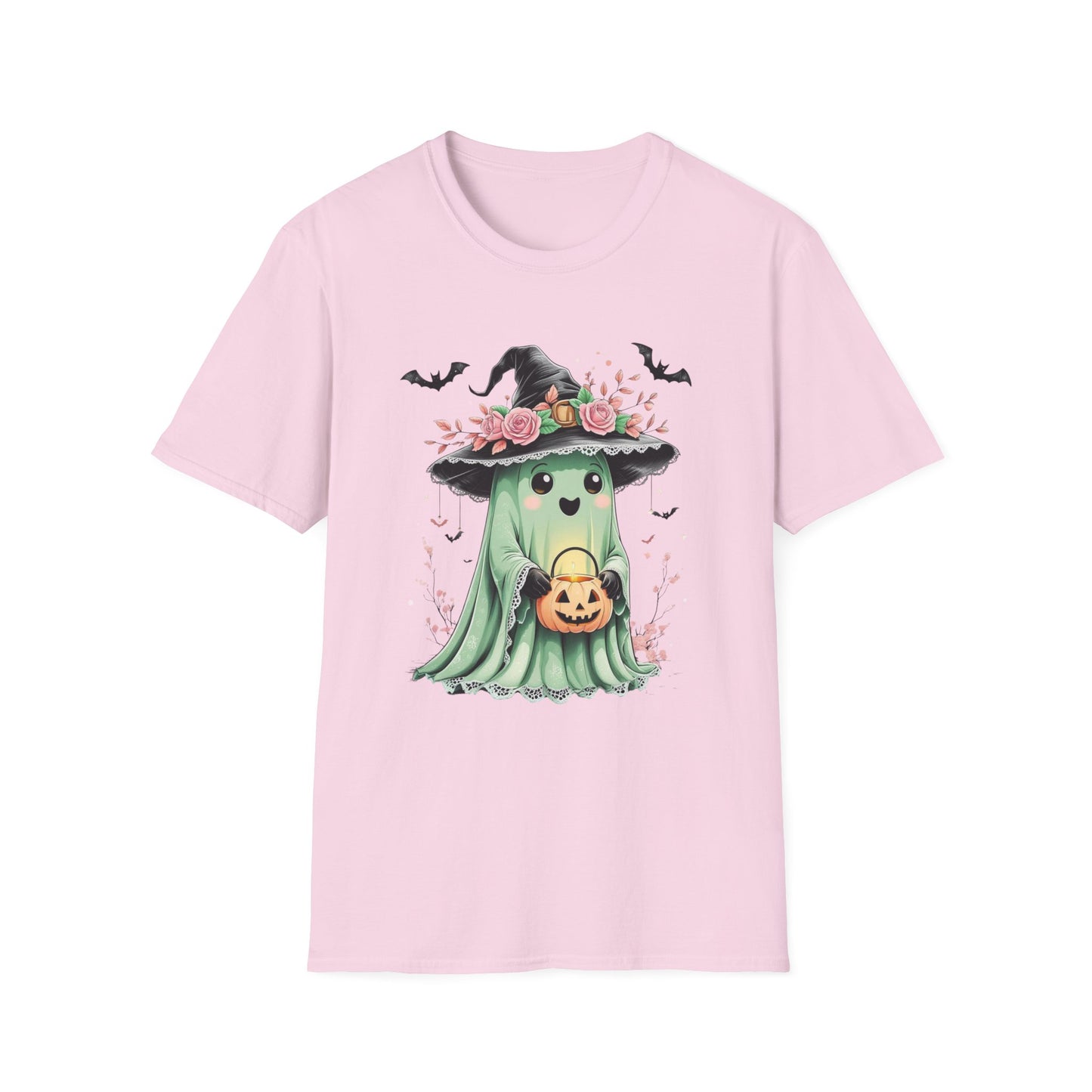 “Masquerade Ghost” Tee – Mint & Midnight Bloom Edition