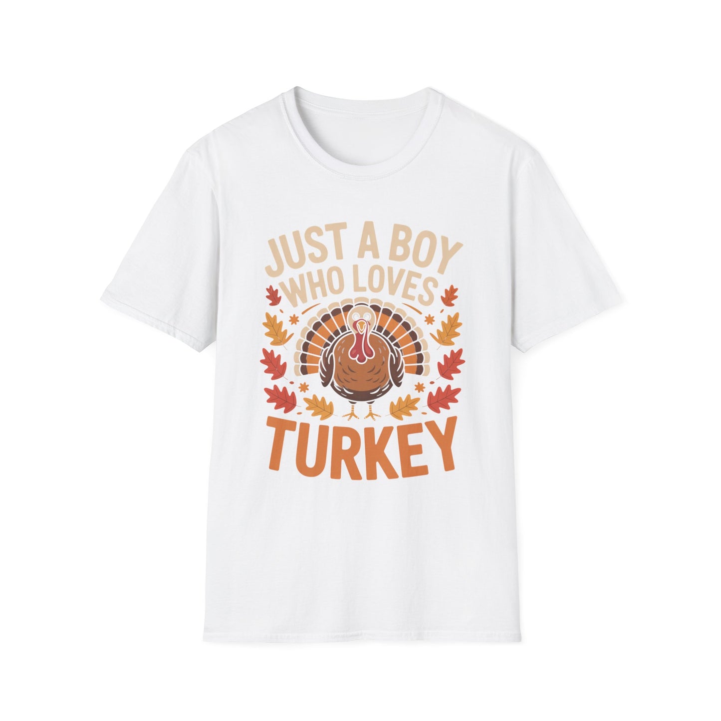 Just a Boy Who Loves Turkey Short Sleeve Tee