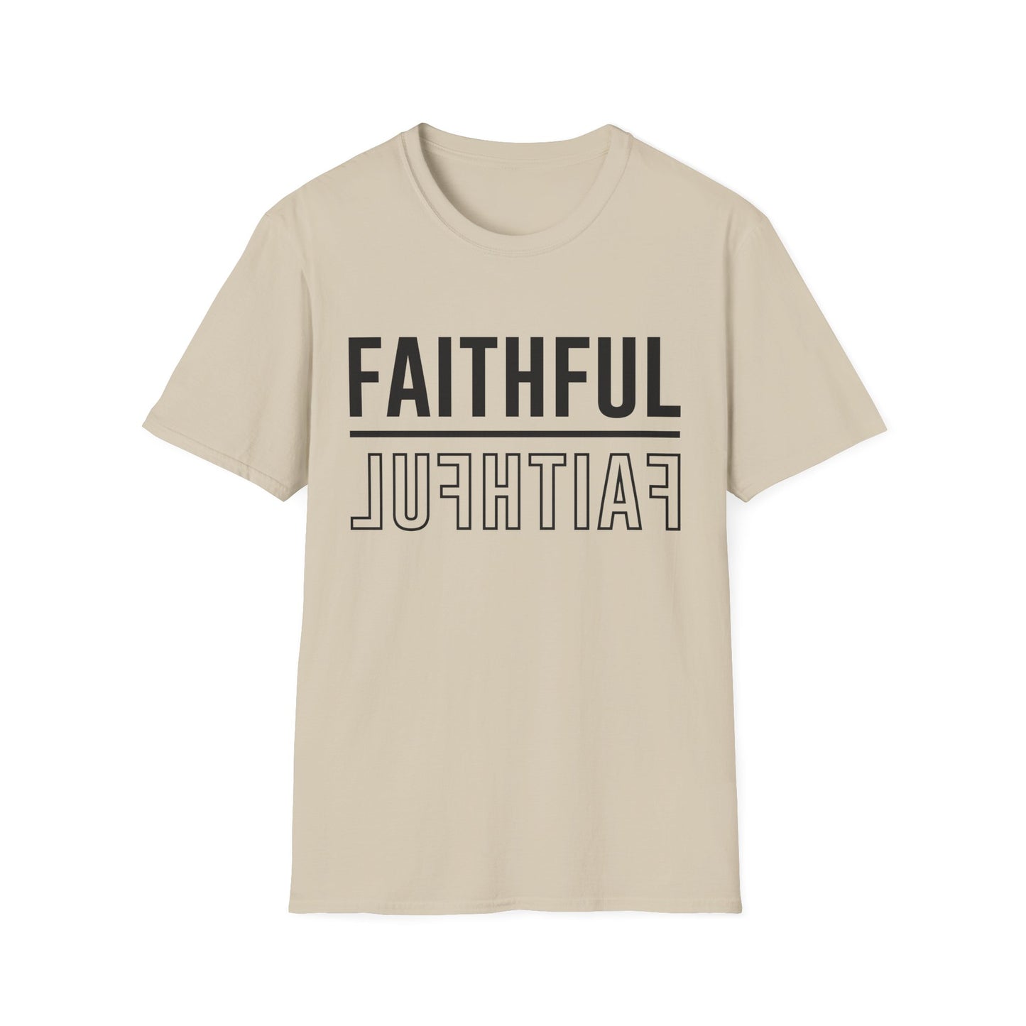 Faithful Minimalist Tee – Steady in Spirit, Bold in Heart