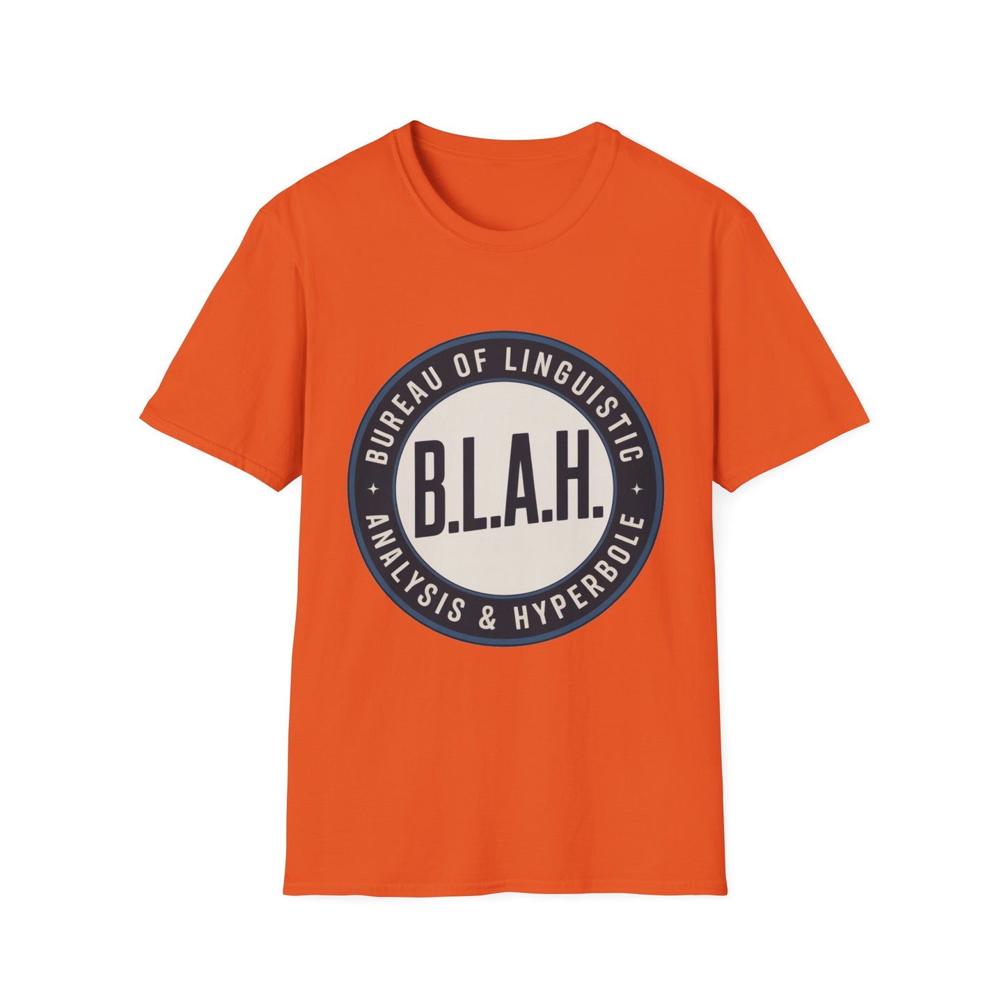 B.L.A.H. Tee – Bureau of Linguistic Analysis & Hyperbole