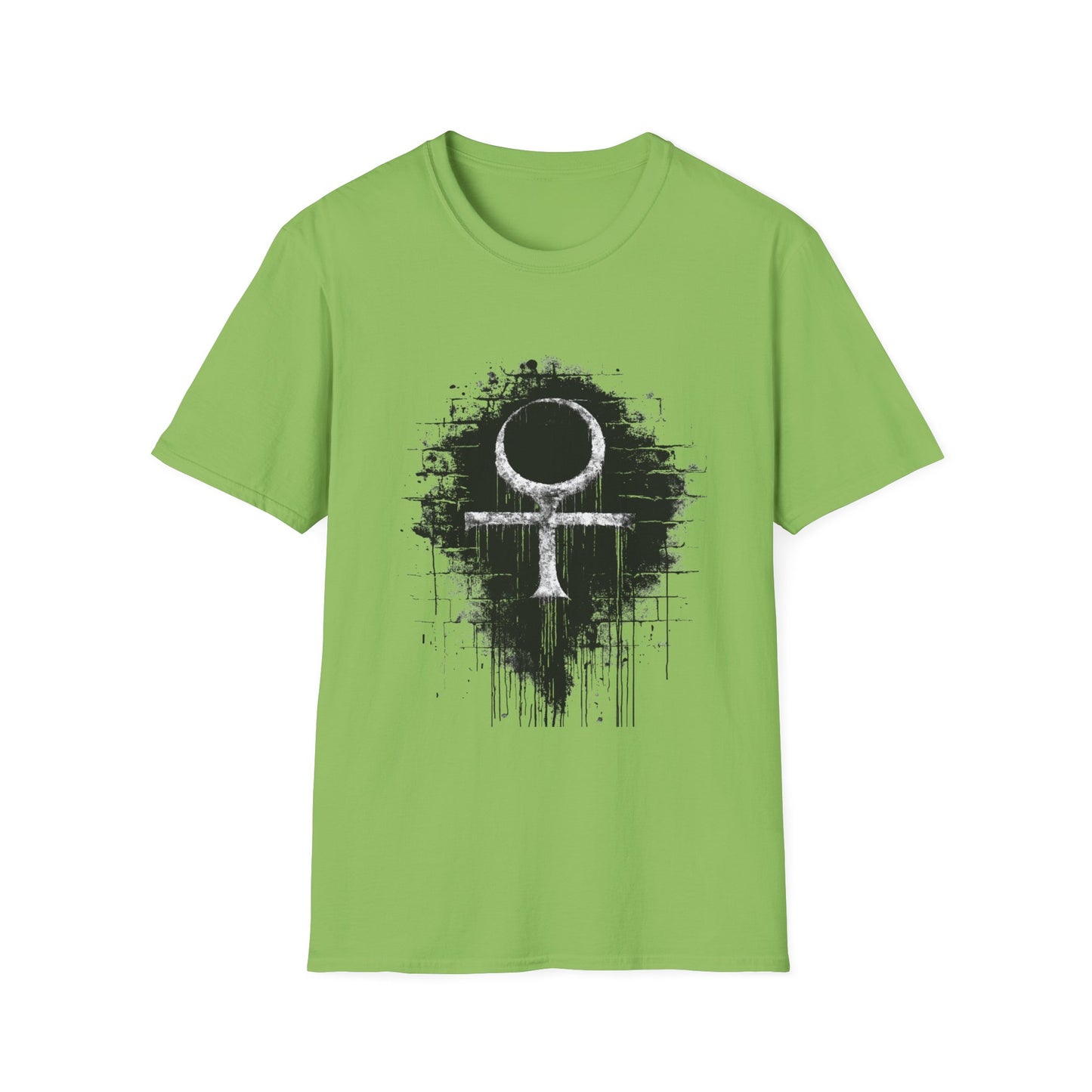 Life Eternal Distressed Christian Cross Emblem Tee