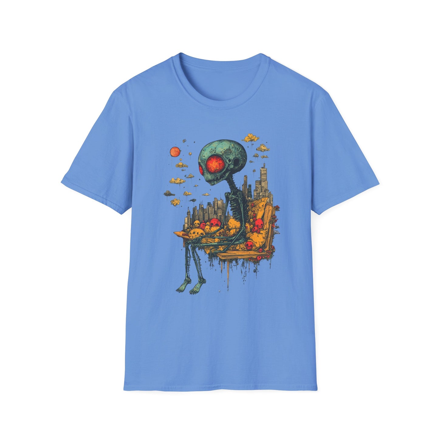 Benchwarmer from Beyond – Alien Skullscape Tee