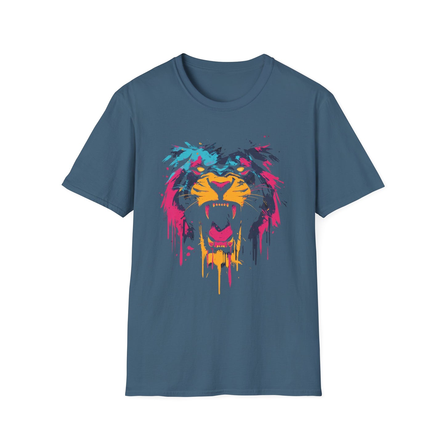Roar Of Glory Neon Lion T-Shirt