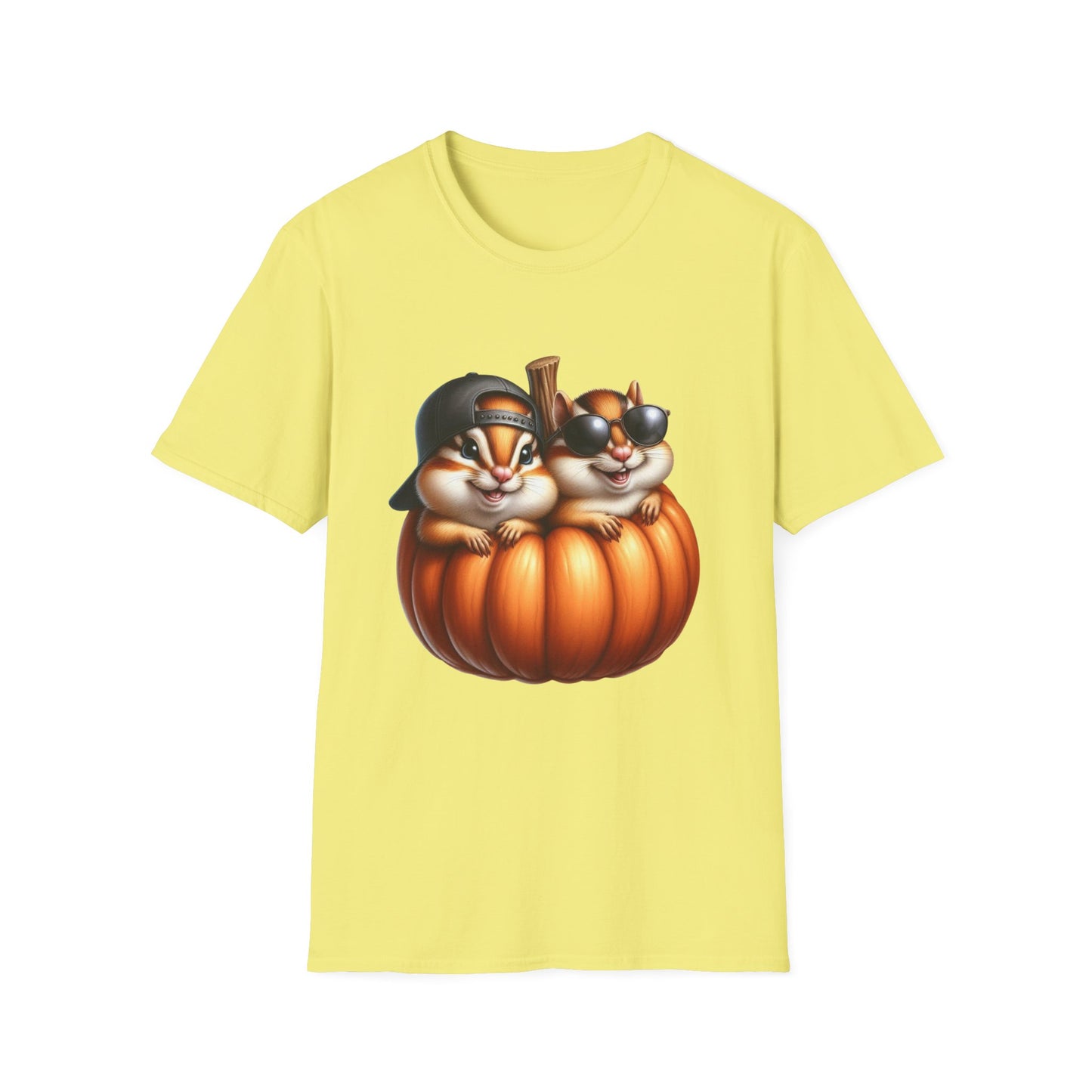 “Pumpkin Pals” Tee – Chipmunk Chill Edition