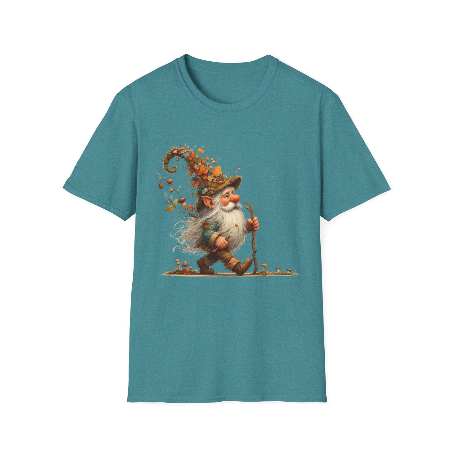 “Forest Walker Gnome” Tee – Woodland Lore Edition