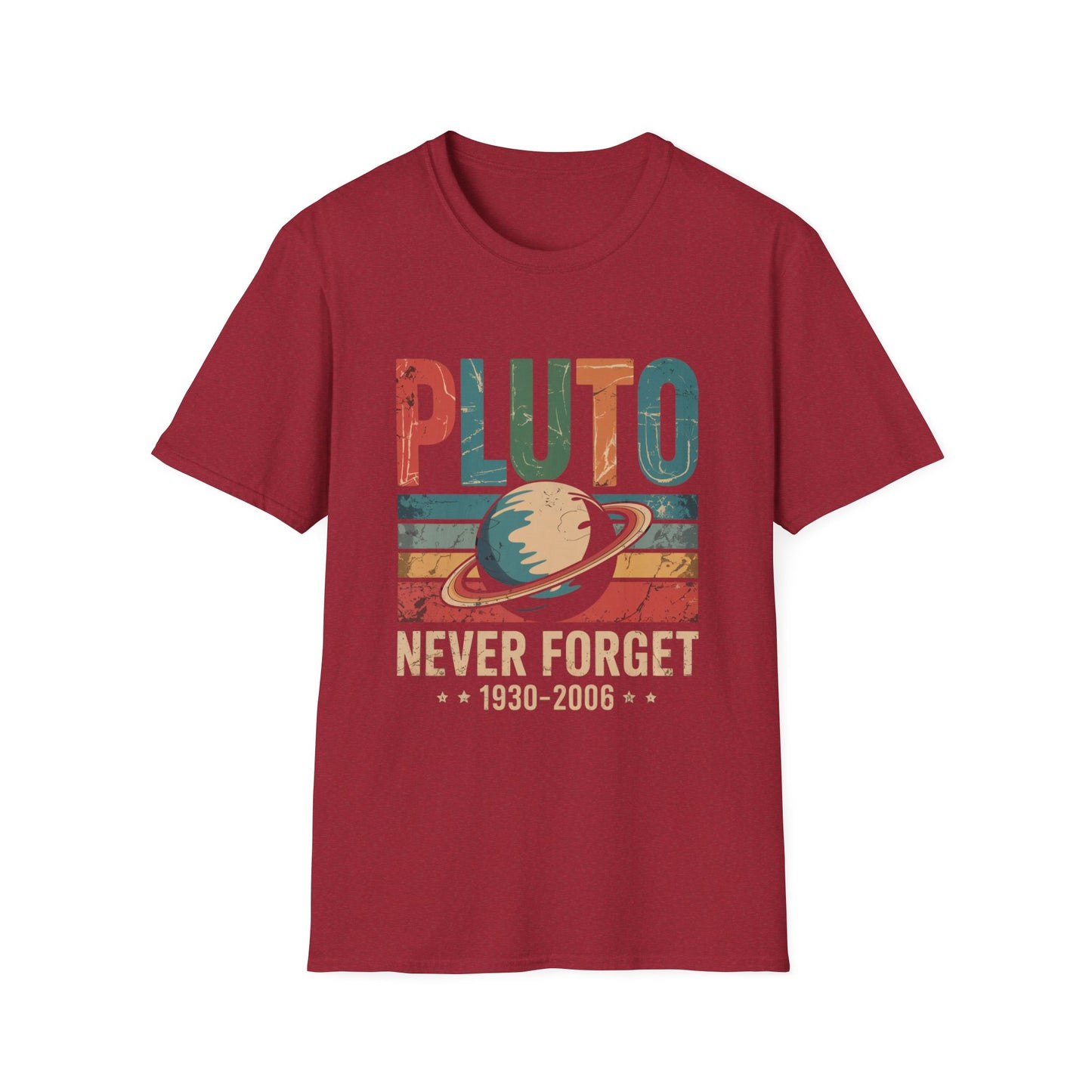 Pluto: Never Forget Vintage Planet Graphic Tee
