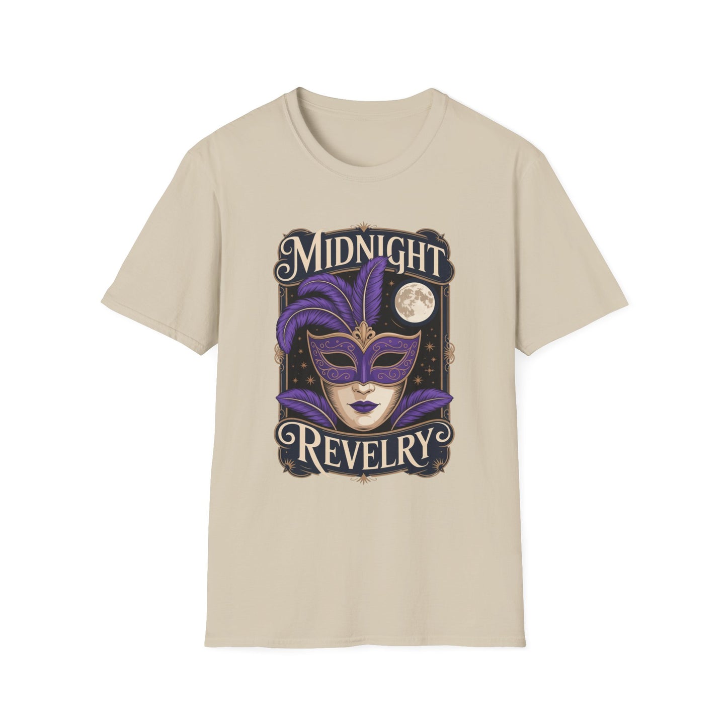 Midnight Revelry Masquerade Graphic Tee