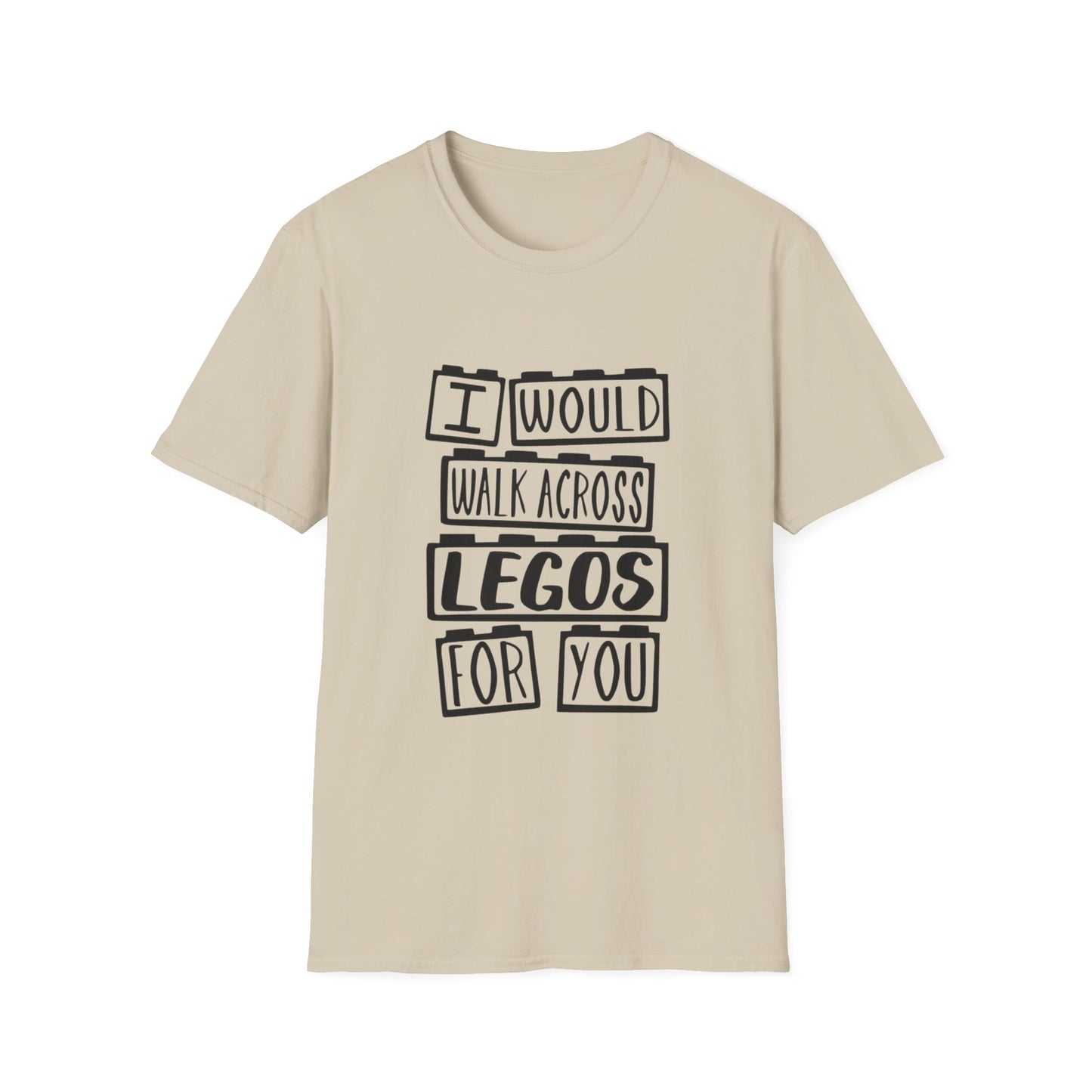 Walk Across Legos For You Graphic Tee