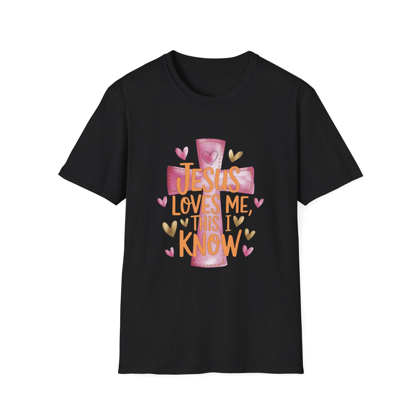 Jesus Loves Me Tee – Heart & Cross Edition