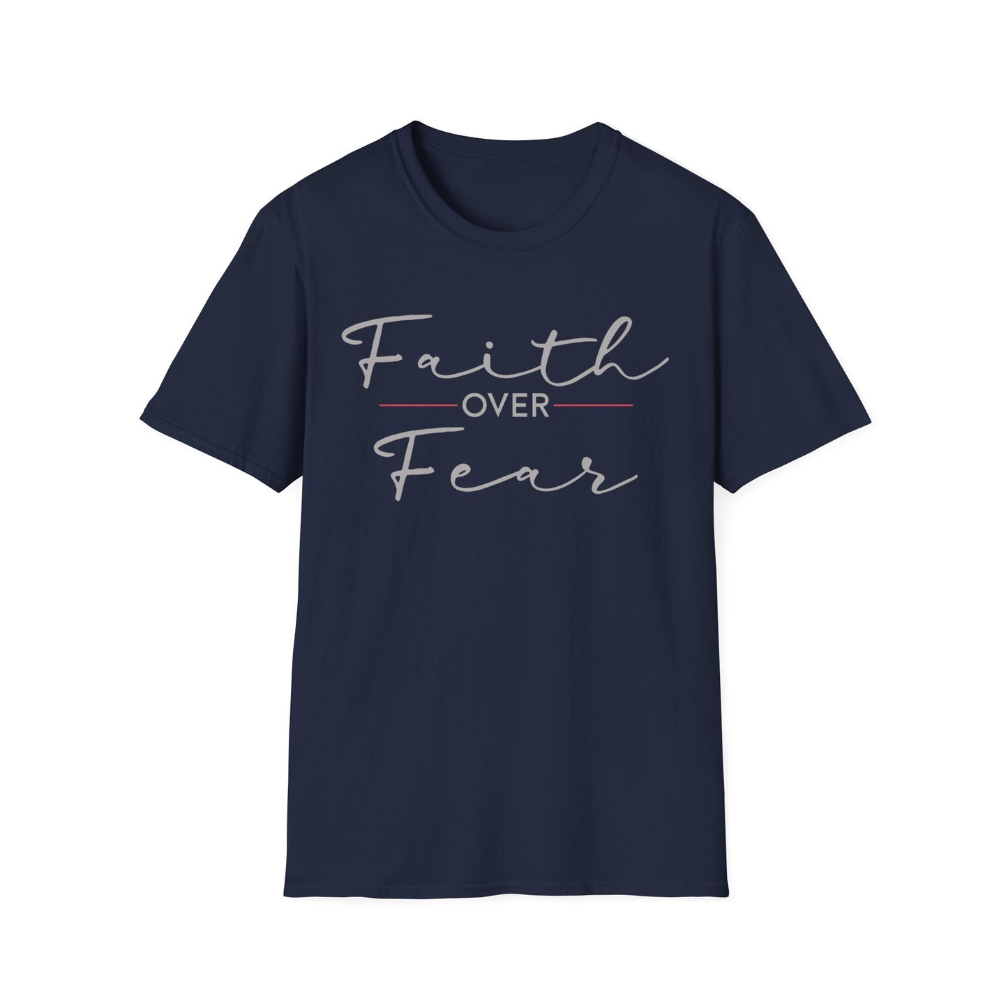 Faith Over Fear Tee – Courage in Christ Edition
