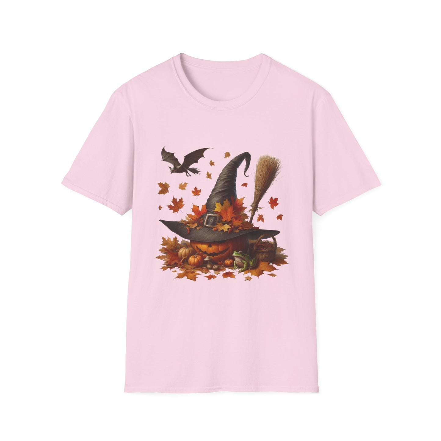 “Pumpkin Witch’s Harvest” Tee – Autumn Familiar Edition