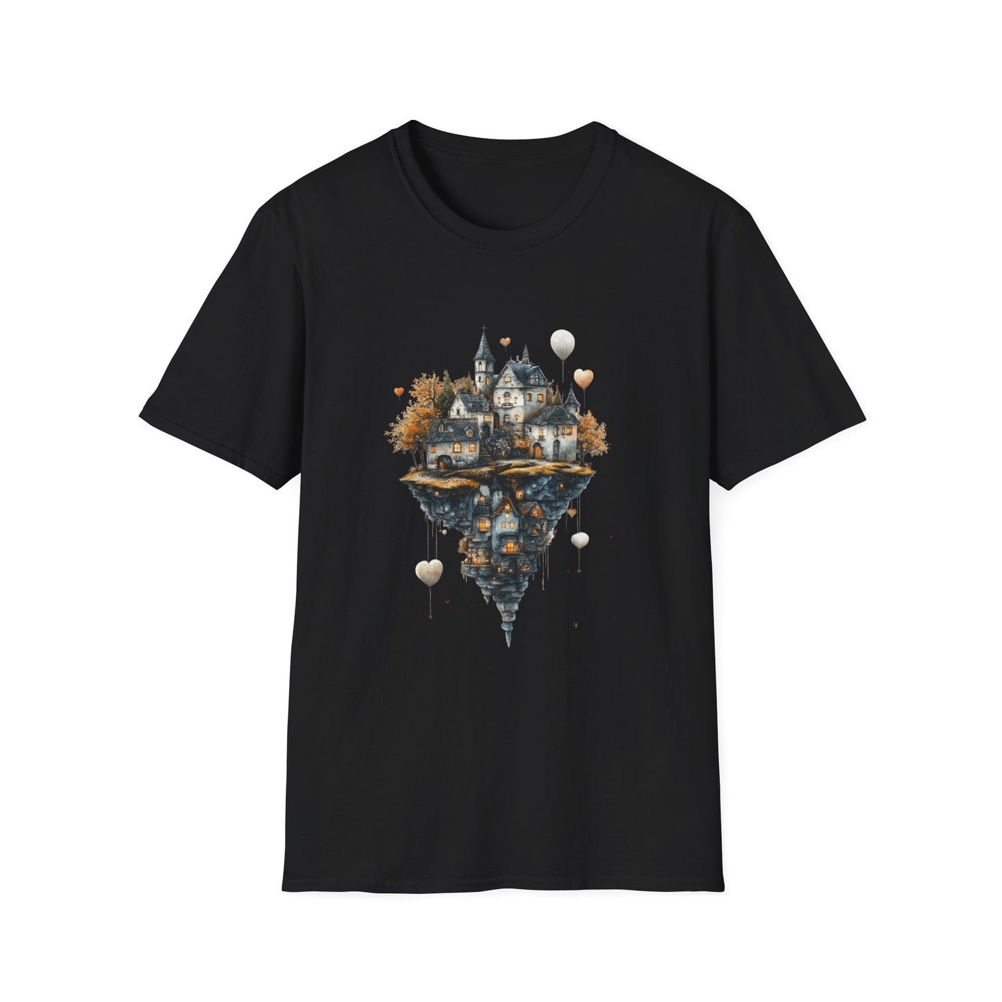 Heartlift Village – Floating Island Fantasy Tee