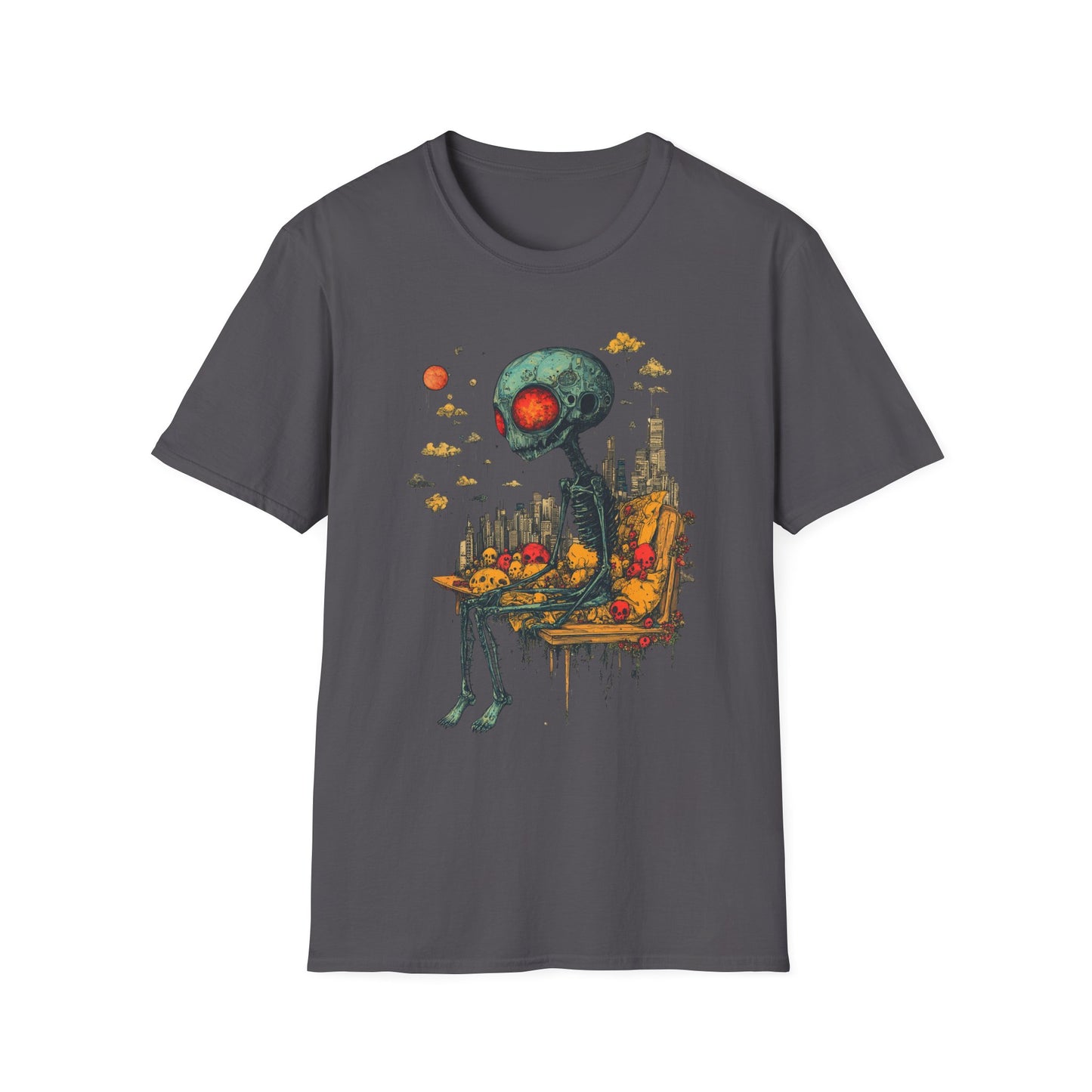 Benchwarmer from Beyond – Alien Skullscape Tee