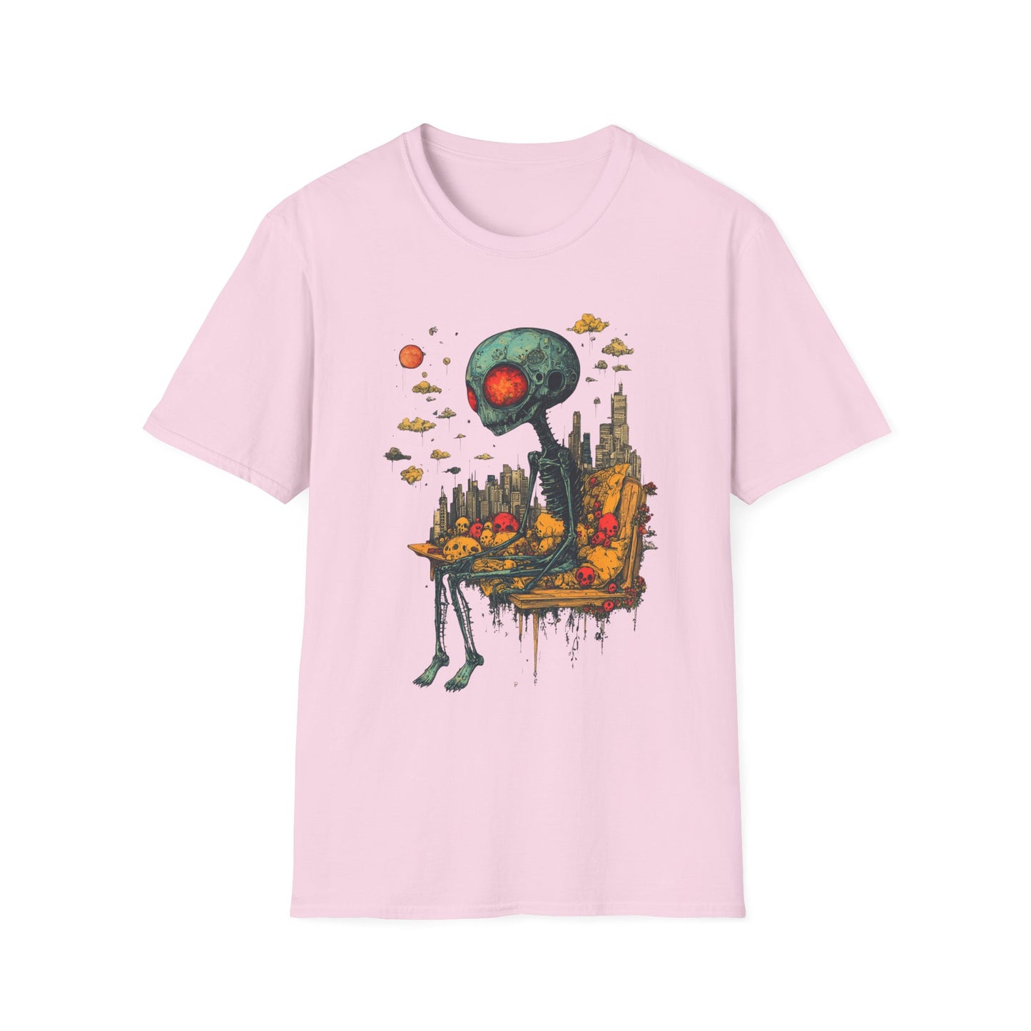 Benchwarmer from Beyond – Alien Skullscape Tee
