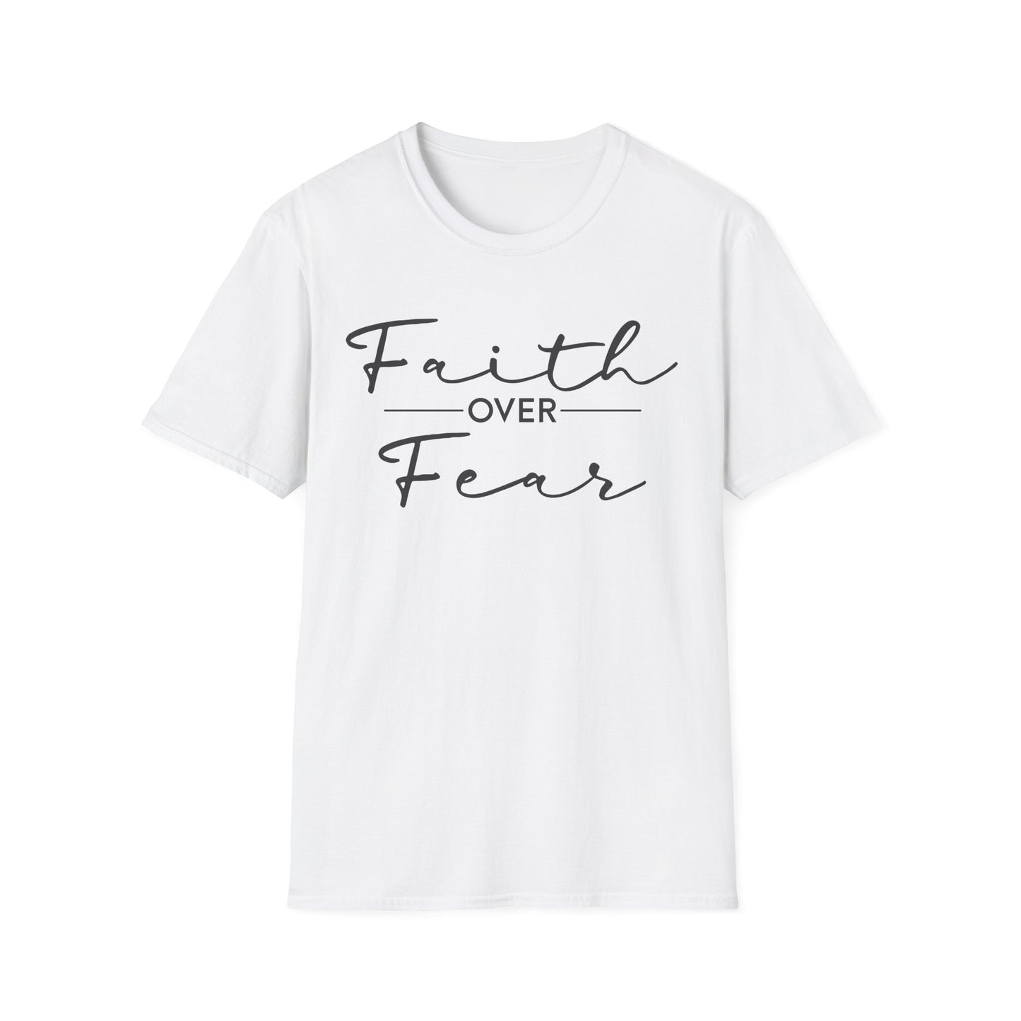 Faith Over Fear Tee – Courage in Christ Edition