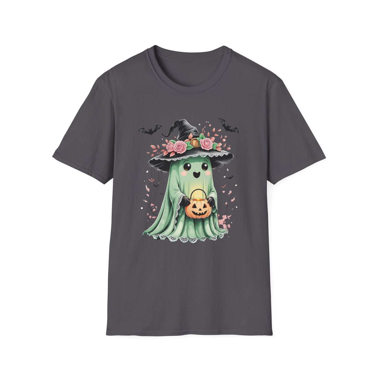 “Masquerade Ghost” Tee – Mint & Midnight Bloom Edition