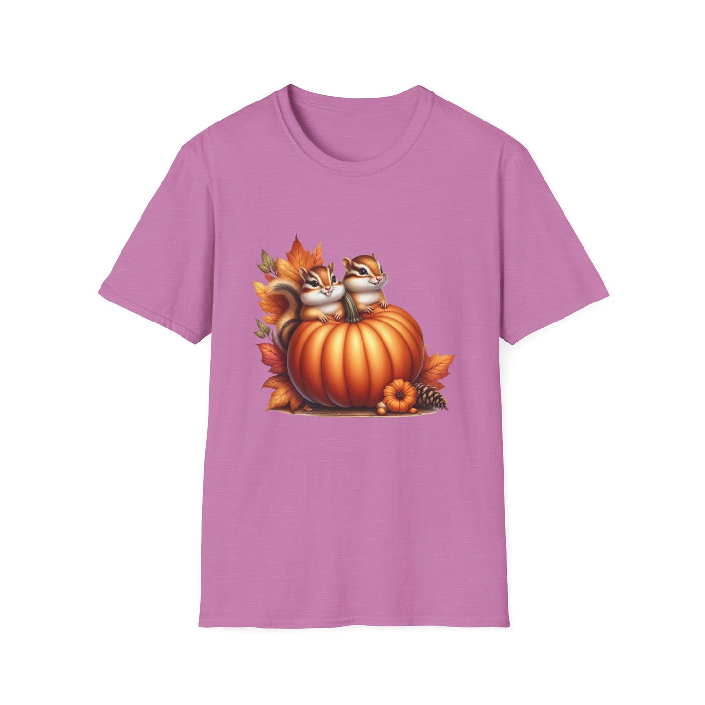 “Pumpkin Perch Chipmunks” Tee – Harvest Heart Edition