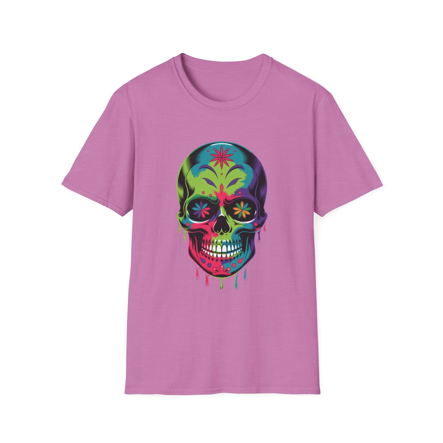 Floral Fade Skull Graphic Tee