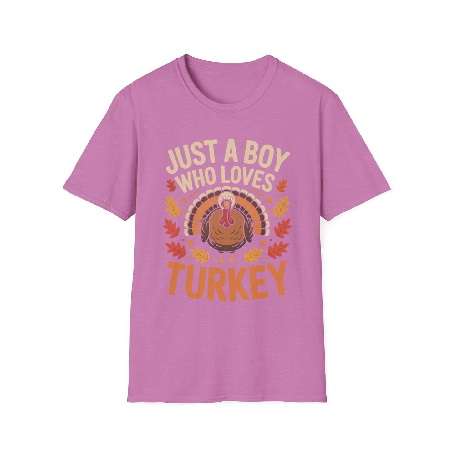 Just a Boy Who Loves Turkey Short Sleeve Tee