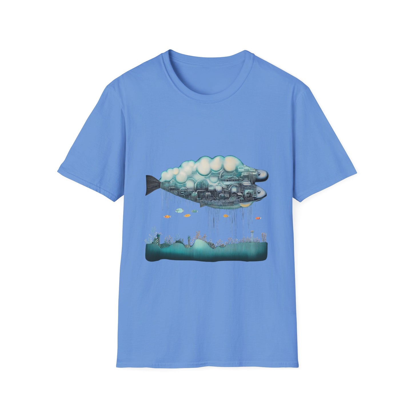 Metropolis Marrow – Surreal Fish City Tee