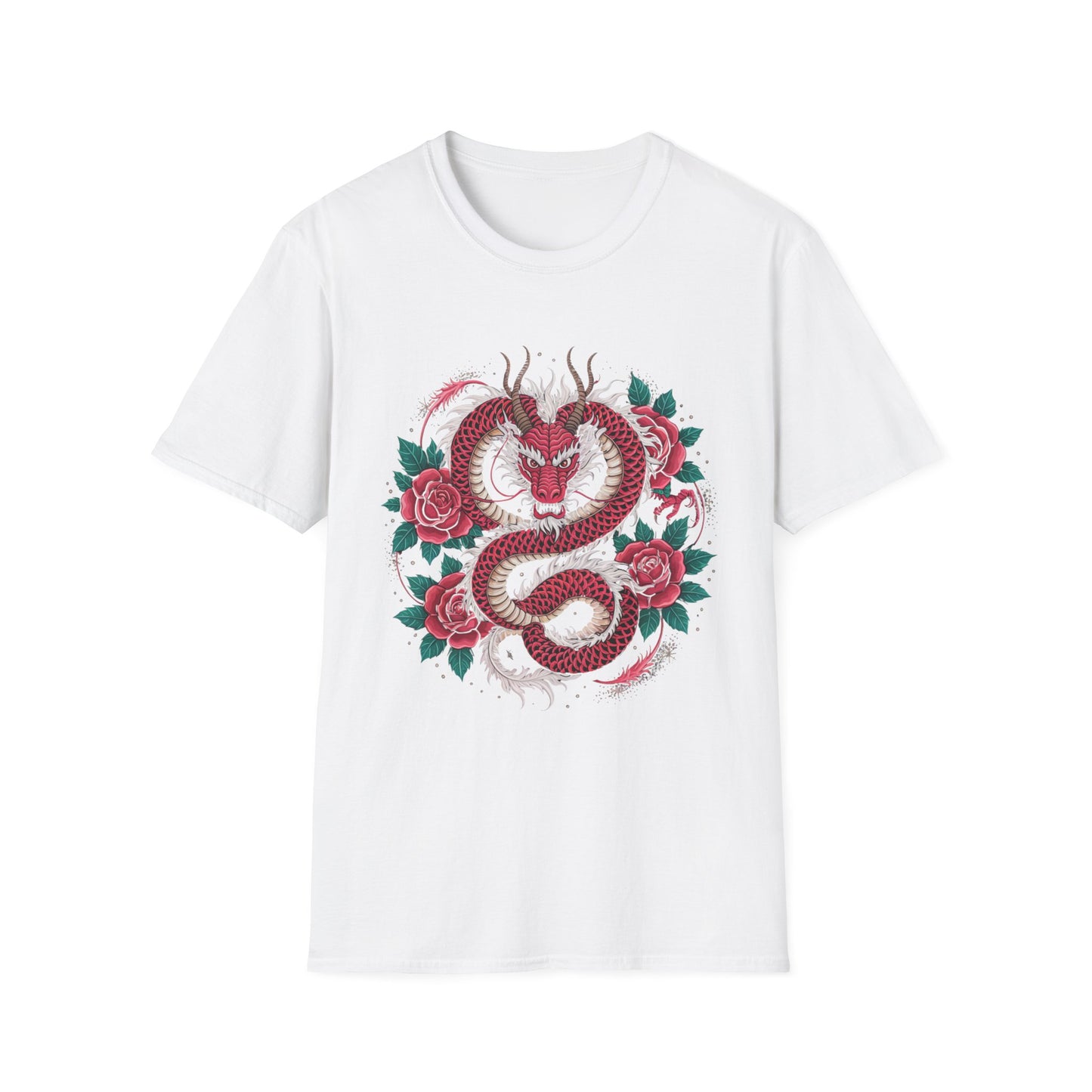 Thorns & Flame Dragon Rose Graphic Tee