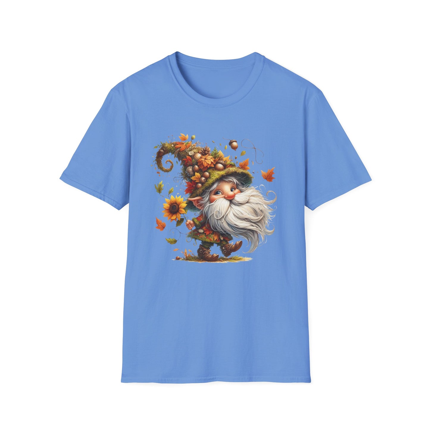 “Dancing Gnome” Tee – Sunflower Harvest Edition