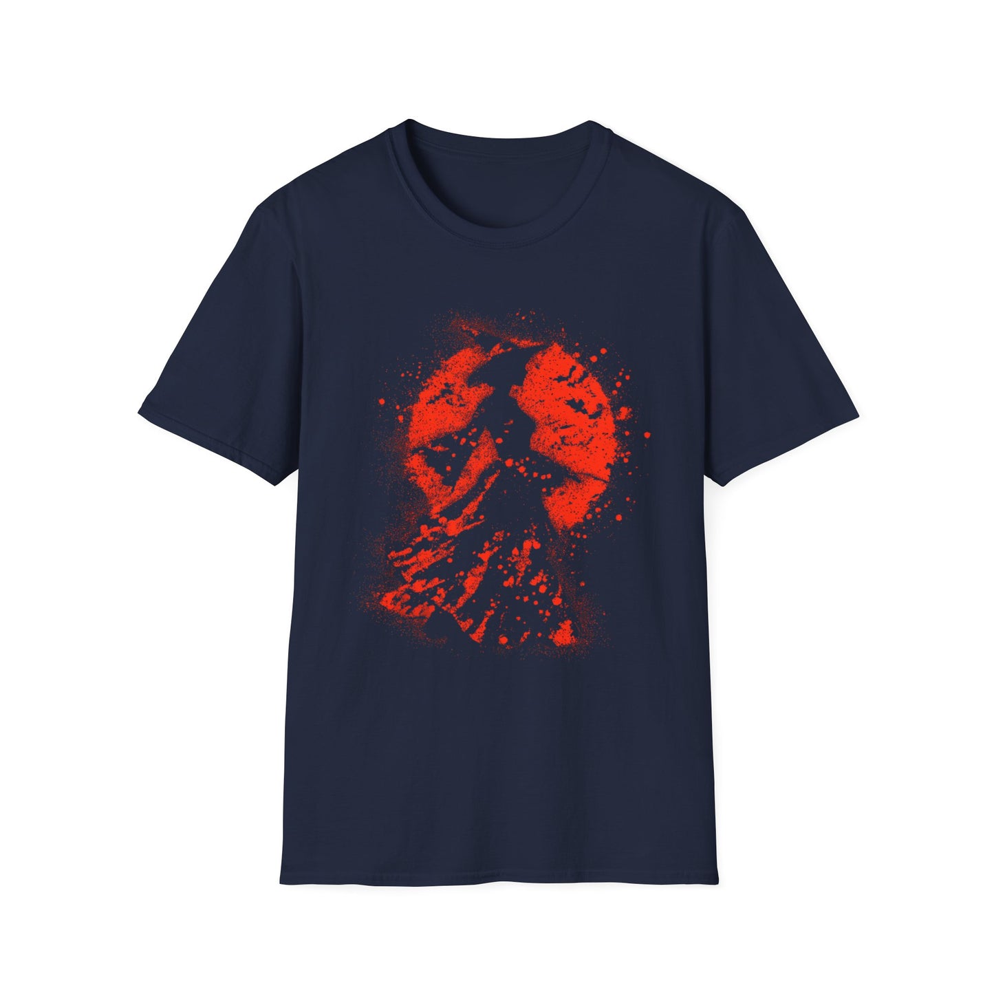 Red Drip Reverie Witch Halloween Head Tee