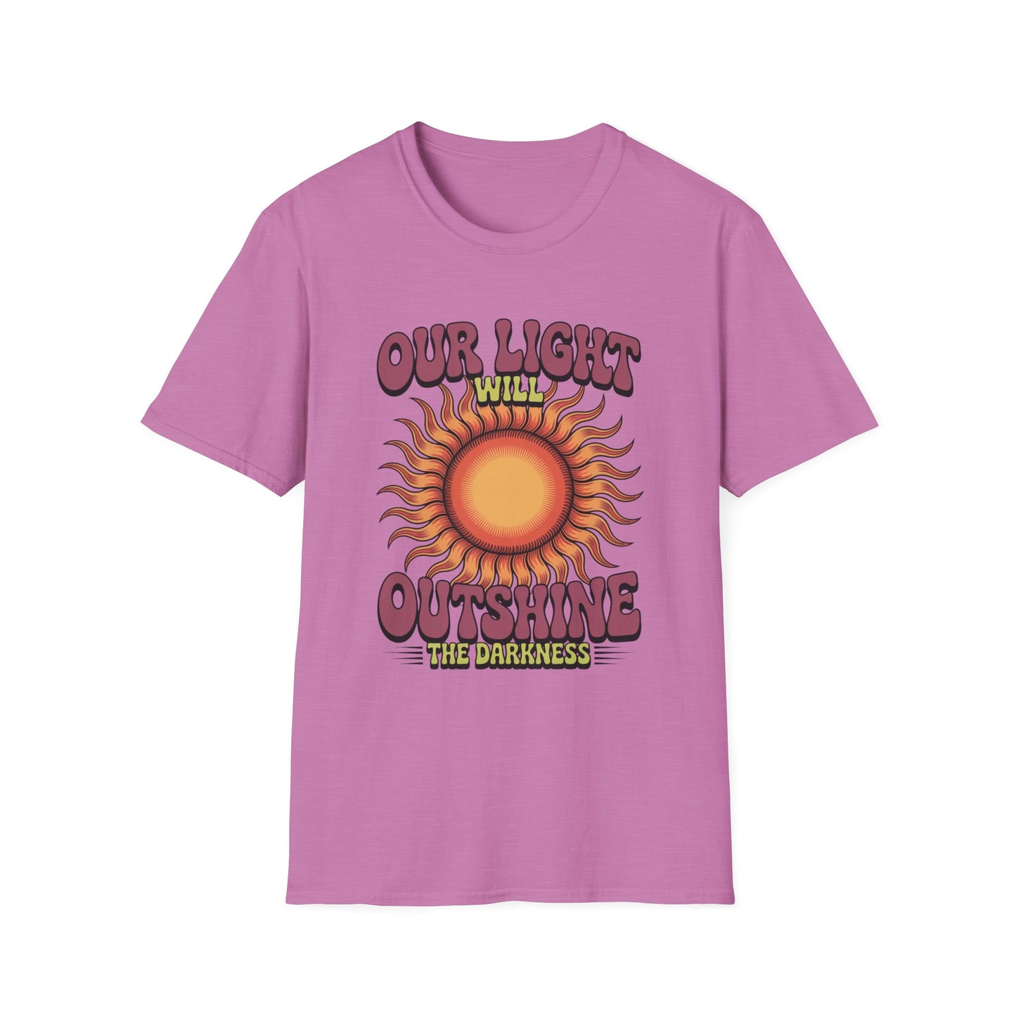 Our Light Will Outshine the Darkness – Christian Encouragement Tee