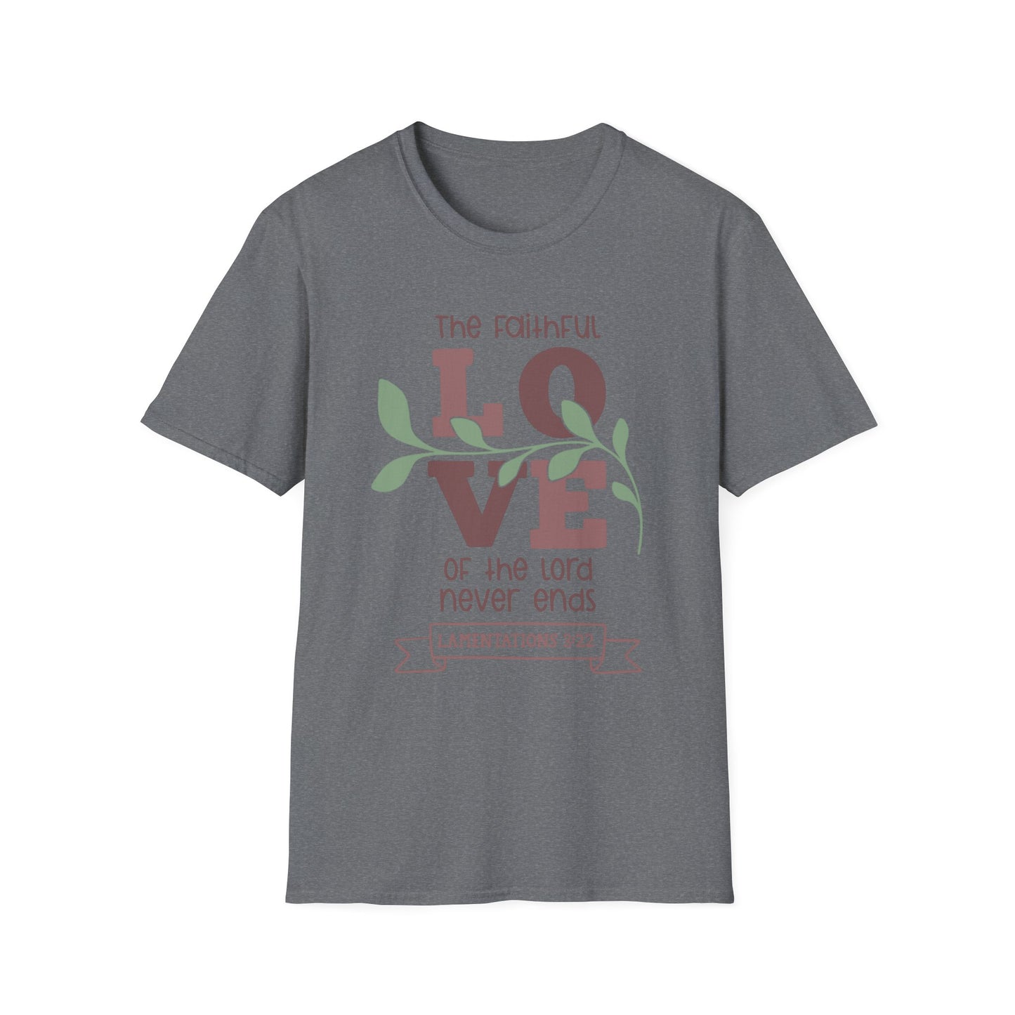 Faithful Love Tee – Lamentations 3:22 Vine Edition