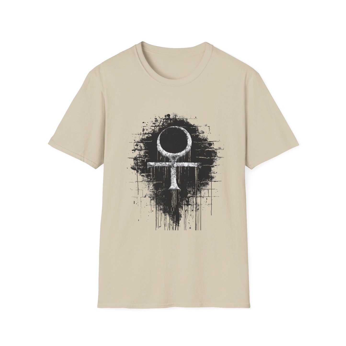 Life Eternal Distressed Christian Cross Emblem Tee