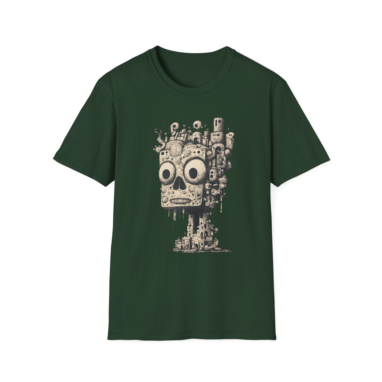 Urban Relic – Surreal Skull City Tee